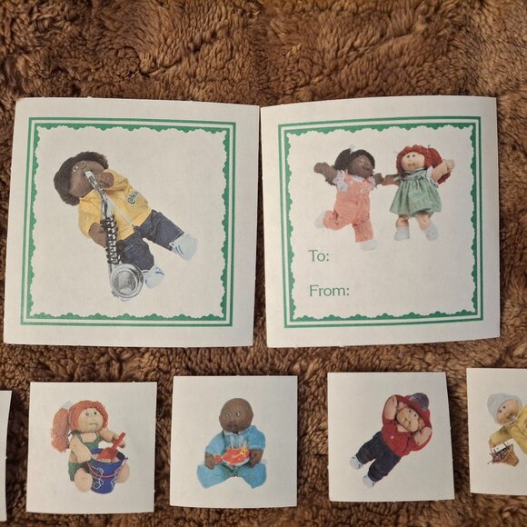 Huge Lot Vintage 80's Stickers Cabbage Patch - 31 Stickers - Picture 3 of 8